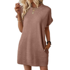 Dames Minimalistische Zomer Mini Jurk