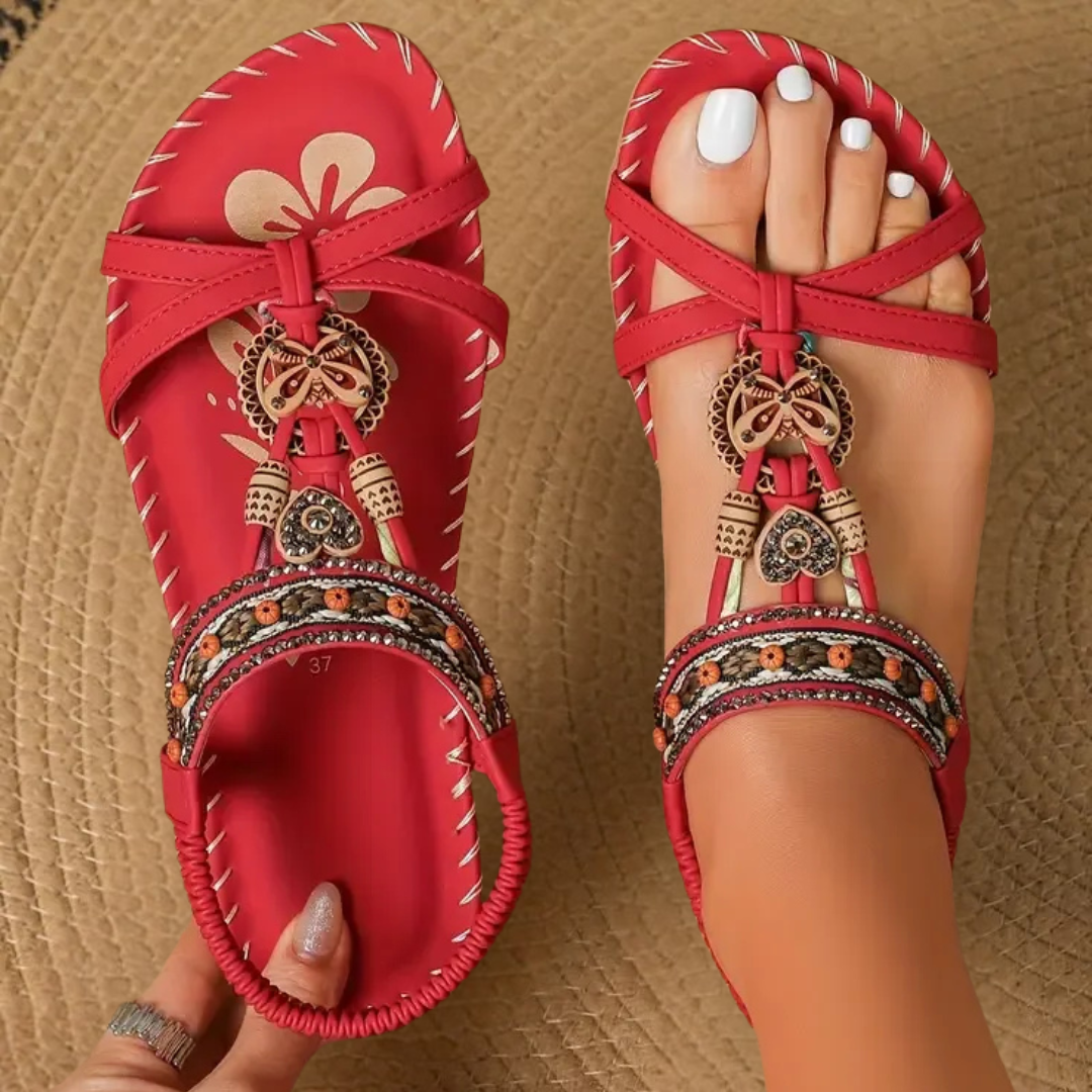Dames Sandalen met Decoratieve Bandjes