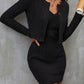 Ruth Jurk | Geribd Vest en Bodycon Jurk Set