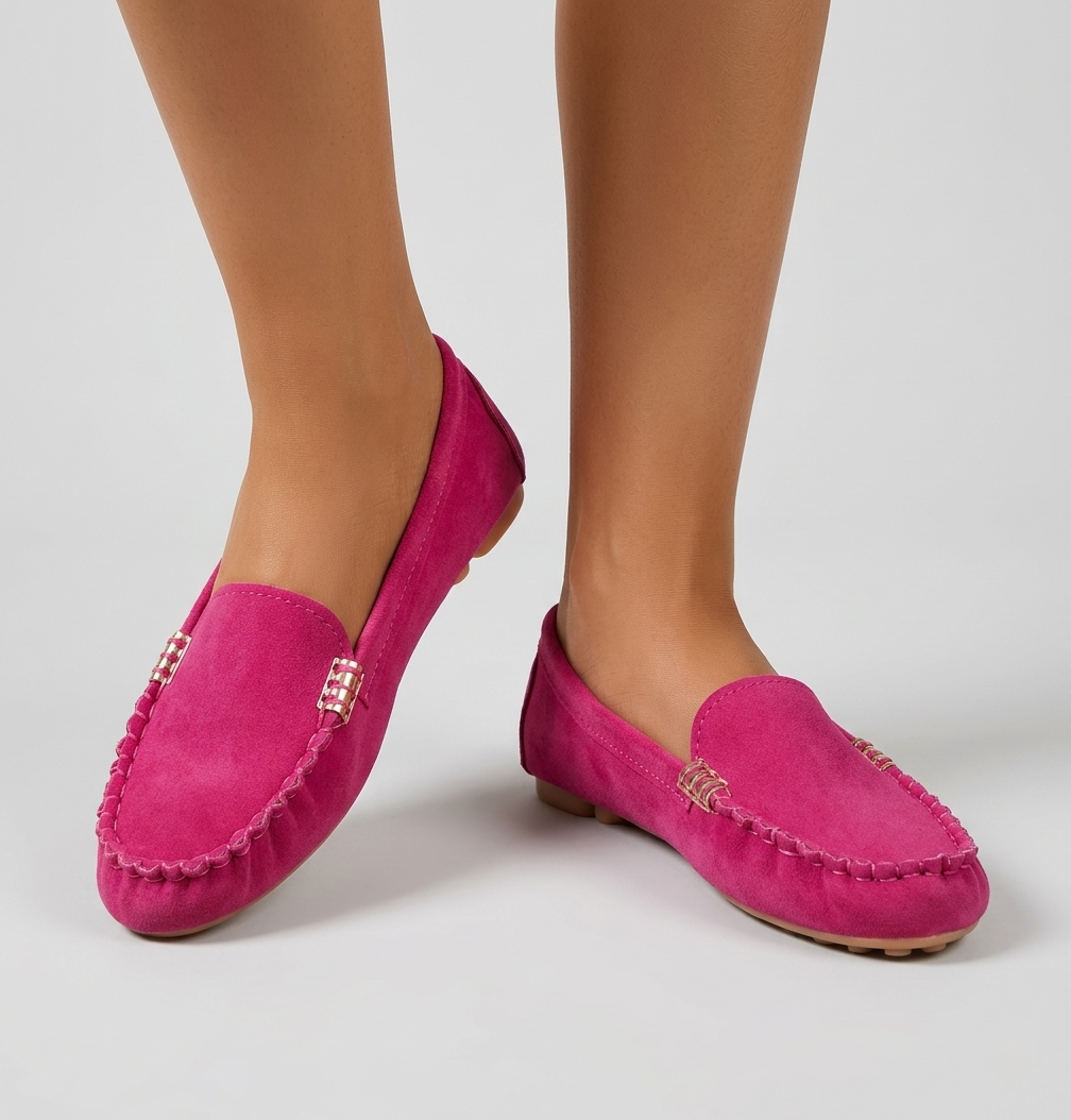 Women's Loafers with Metal Detail