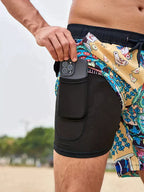 Heren Zwemshort met Compressievoering Montarello