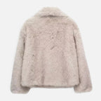 Ladies' Bordeaux Winter Coat Classic Style