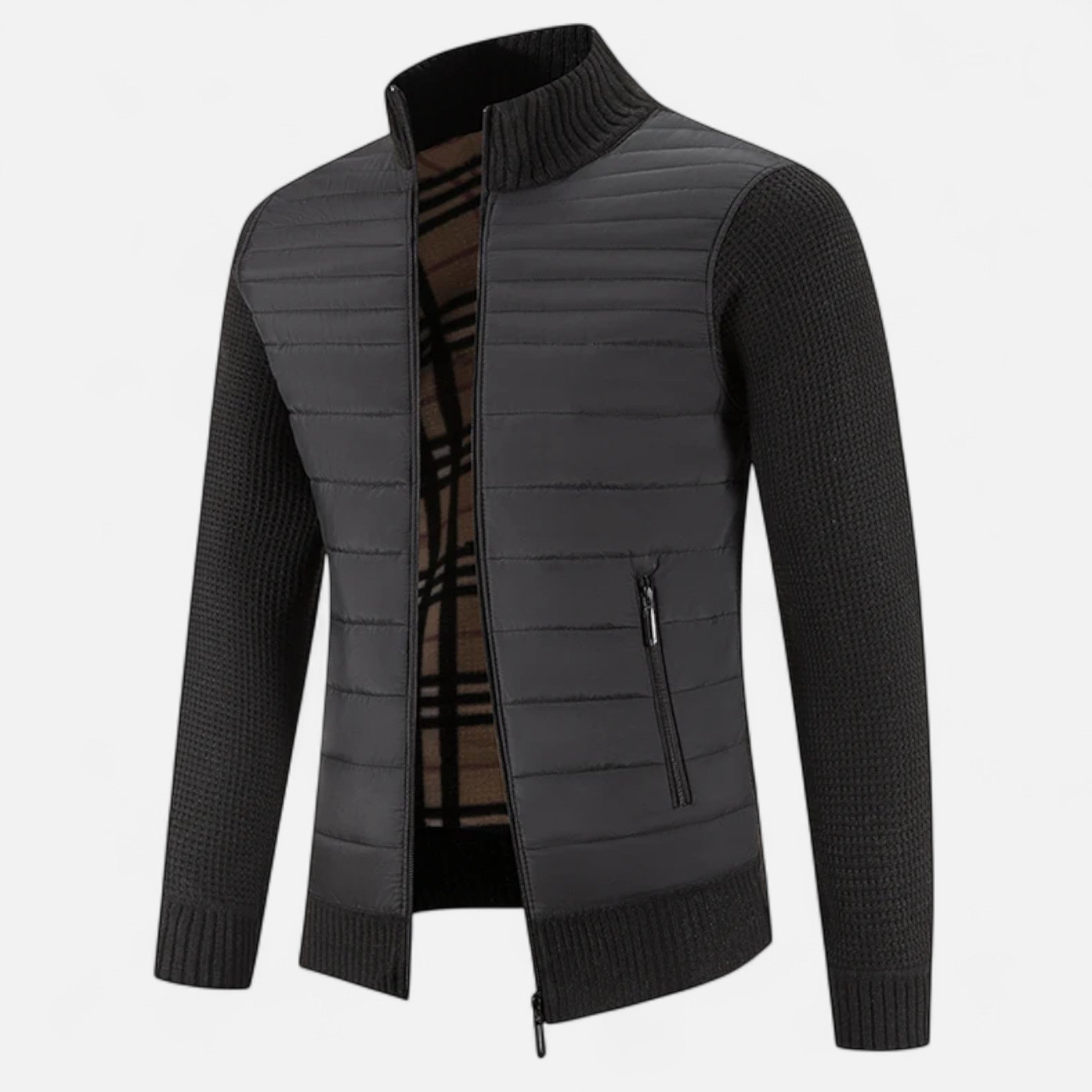 Heren Gevoerde Ribjas Heritage Stijl