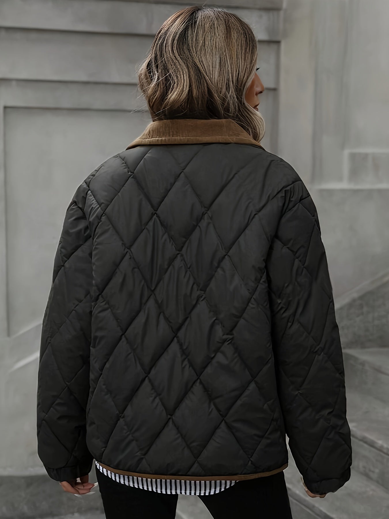 Yalitza Jas | Herfst Gewatteerde Casual Jas