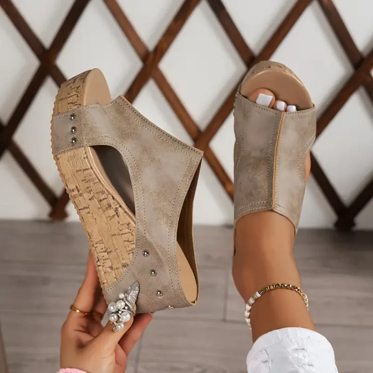 Dames Orthopedische Sleehak Sandalen Comfort