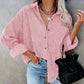 Maristela Top | Vintage Lange Mouw Top