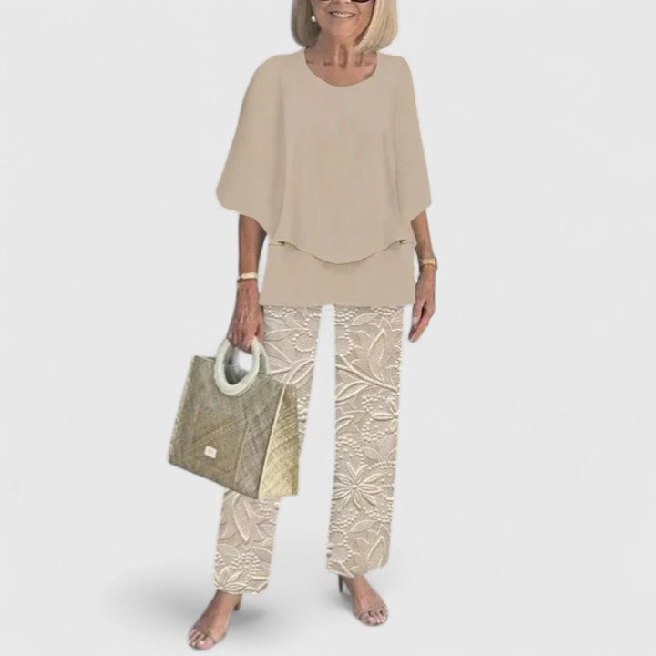 Dames Elegante Tweedelige Set