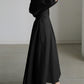 Vicki Jurk | Dames Herfst Elegante Maxi Jurk met Zwierige Pasvorm