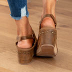 Dames Slingback Sleehak Sandalen