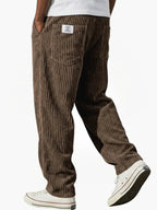 Heren Casual Corduroy Broek Montarello