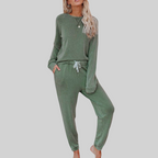 Dames Casual Lounge Set Lange Mouwen