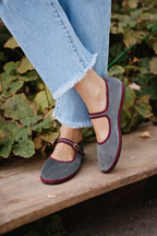 Dames Mary Jane Ballerina Schoenen met Gesp