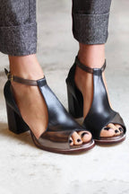 Dames Elegante Blokhak Sandalen