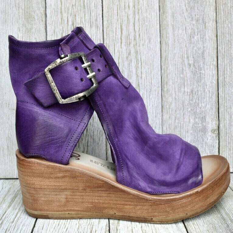 Dames Sleehak Sandalen met Gespband