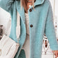 Waldaine Vest | Gebreid Vest met Knoopsluiting en Capuchon