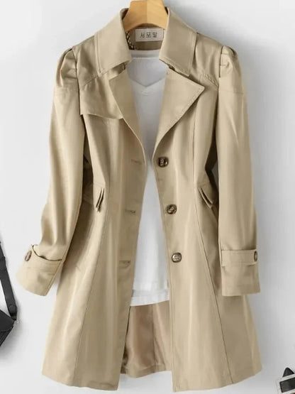 Alma Jas | Herfst Klassieke Trenchcoat voor de Herfst