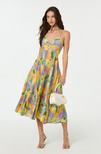 Dames Geplooide Maxi Jurk met Kruisband Achterkant