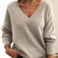 Whitney Jumper | Dames Herfst Kasjmier V-hals Jumper