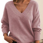 Whitney Jumper | Dames Herfst Kasjmier V-hals Jumper