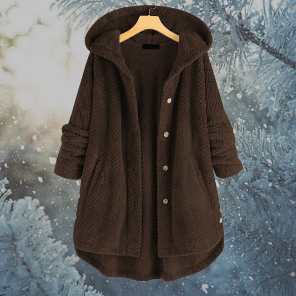 Aliana Jas | Dames Winter Jas met Capuchon van Zachte Fleece