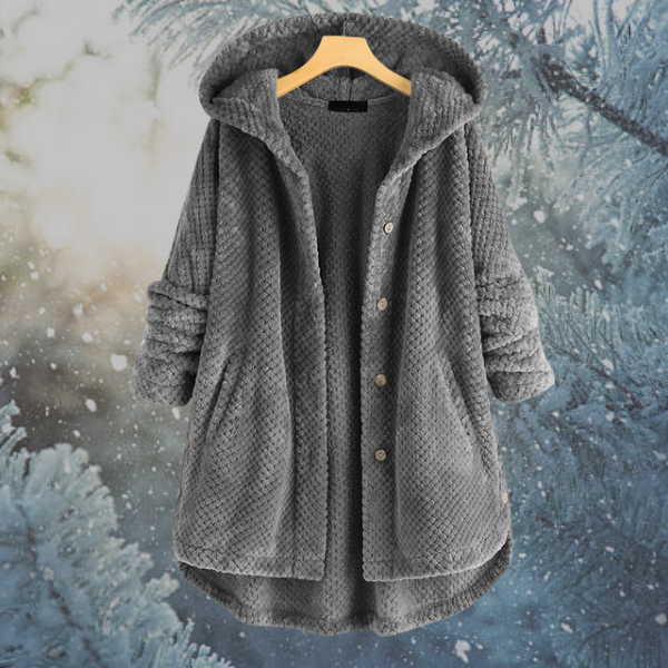 Aliana Jas | Dames Winter Jas met Capuchon van Zachte Fleece