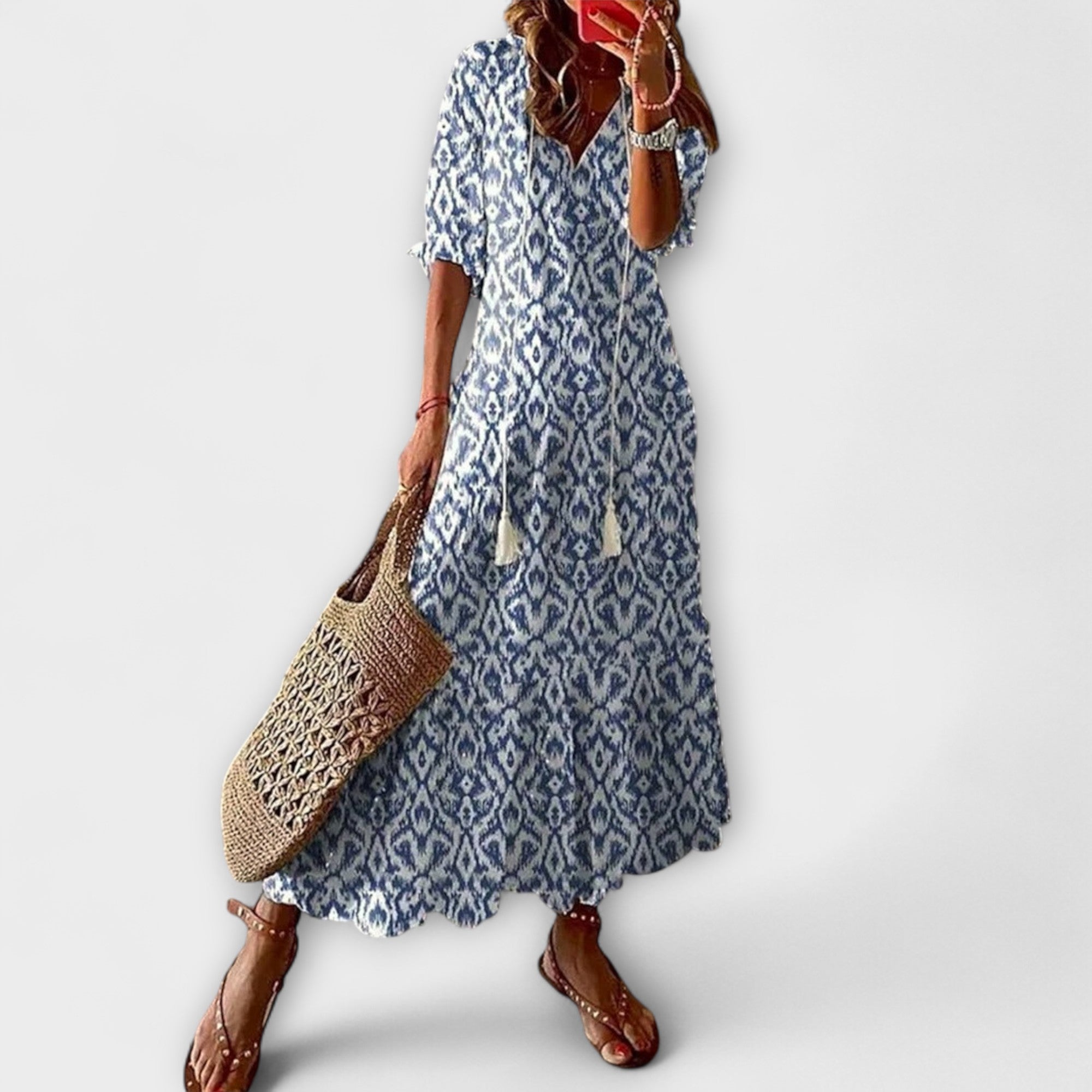 Women's Bohemian Flowy Summer Dress