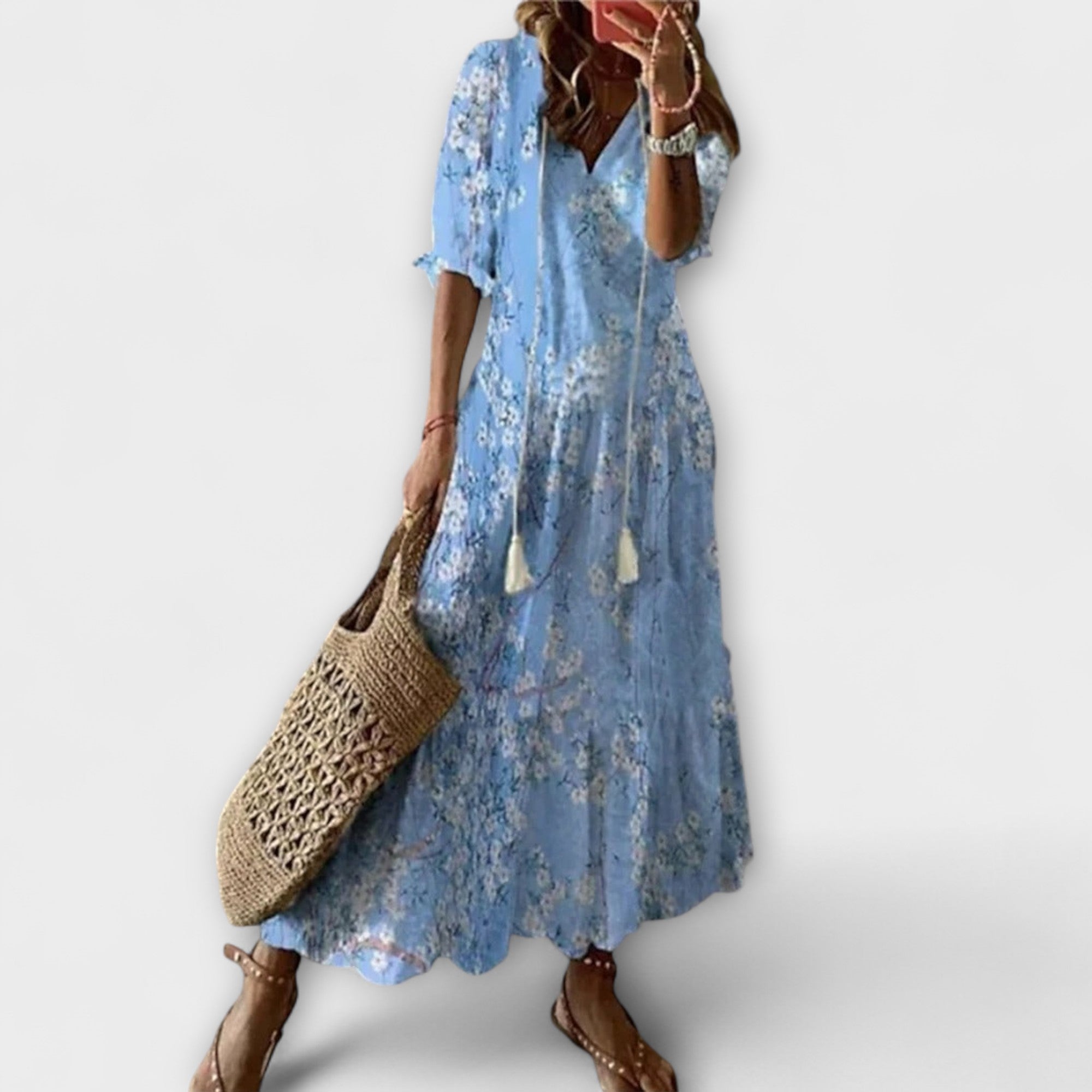 Women's Bohemian Flowy Summer Dress