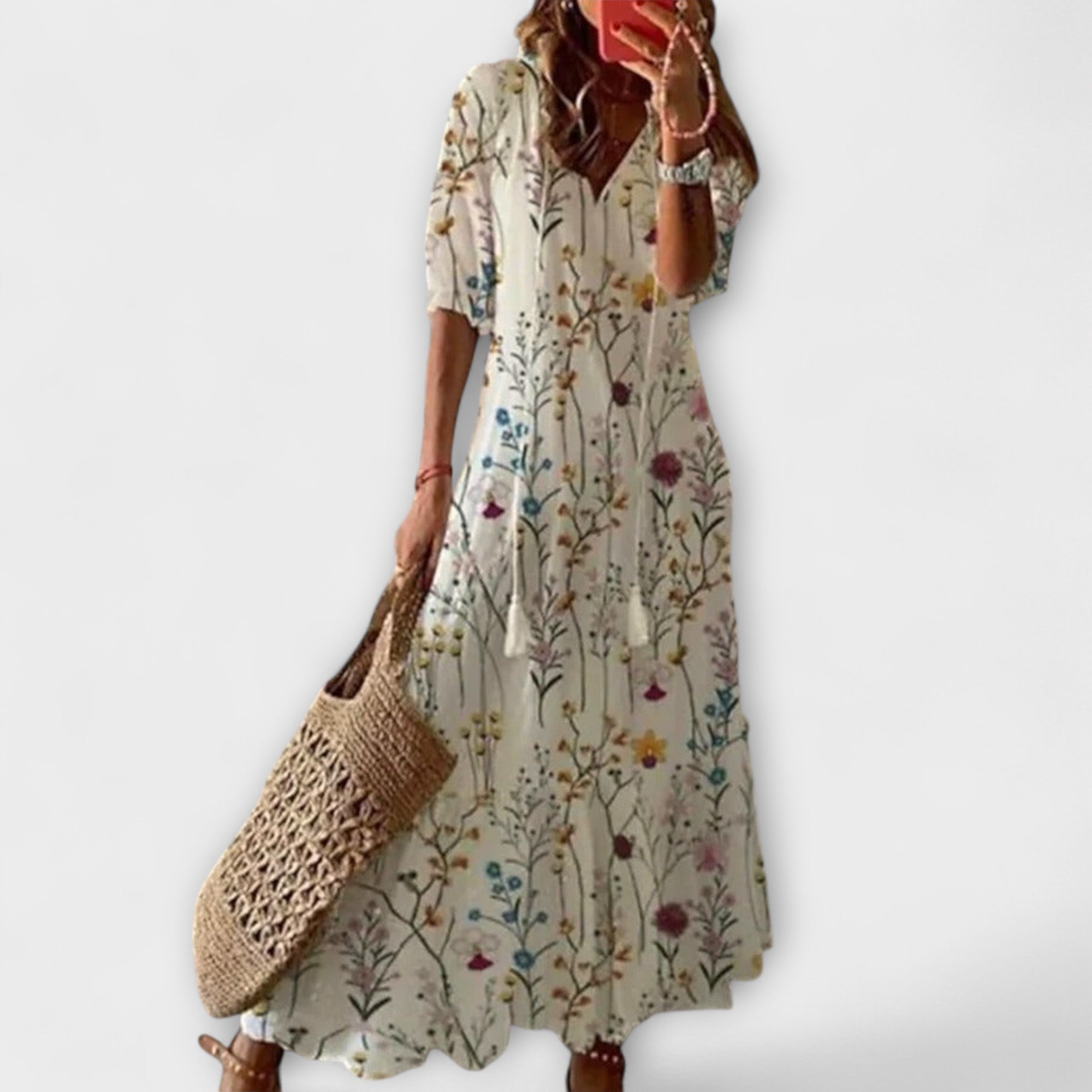 Women's Bohemian Flowy Summer Dress