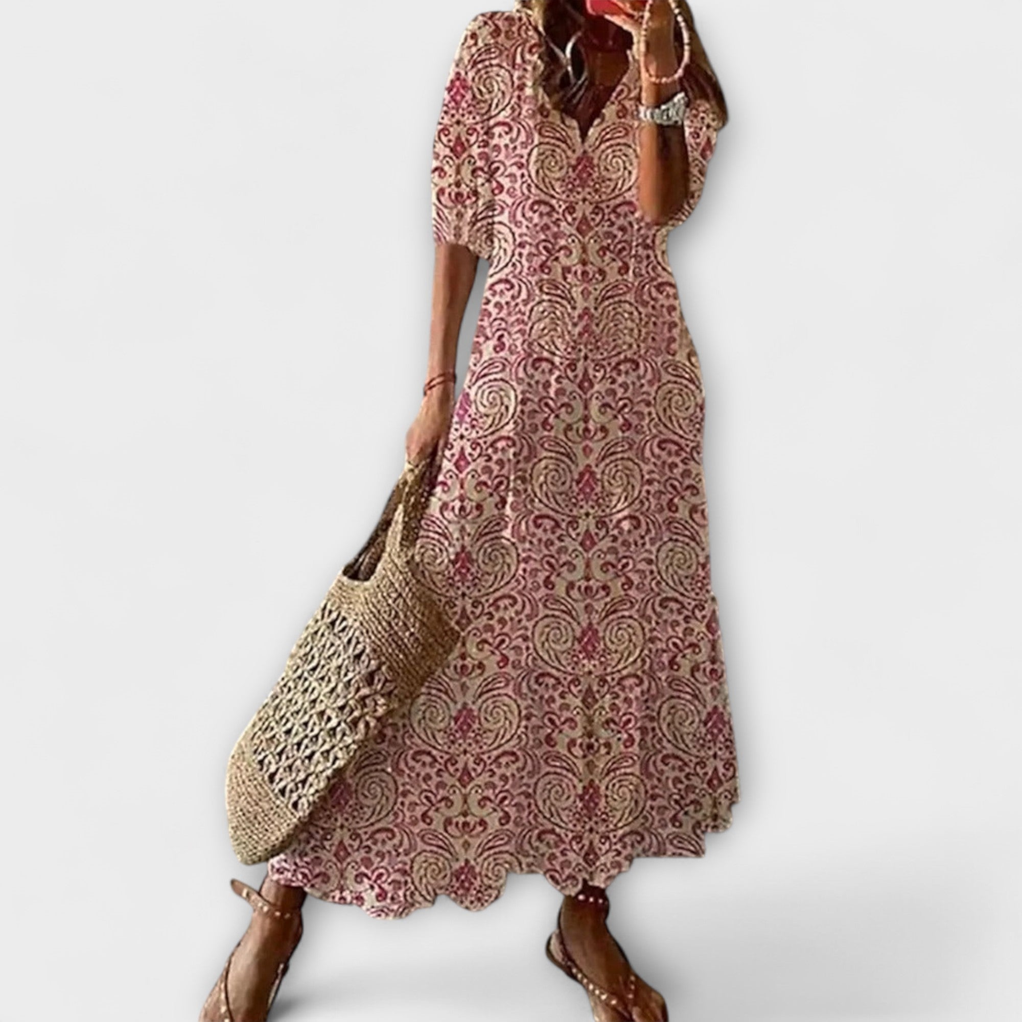 Women's Bohemian Flowy Summer Dress