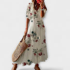 Dames Bohemian Zomerjurk met Vloeiende Pasvorm