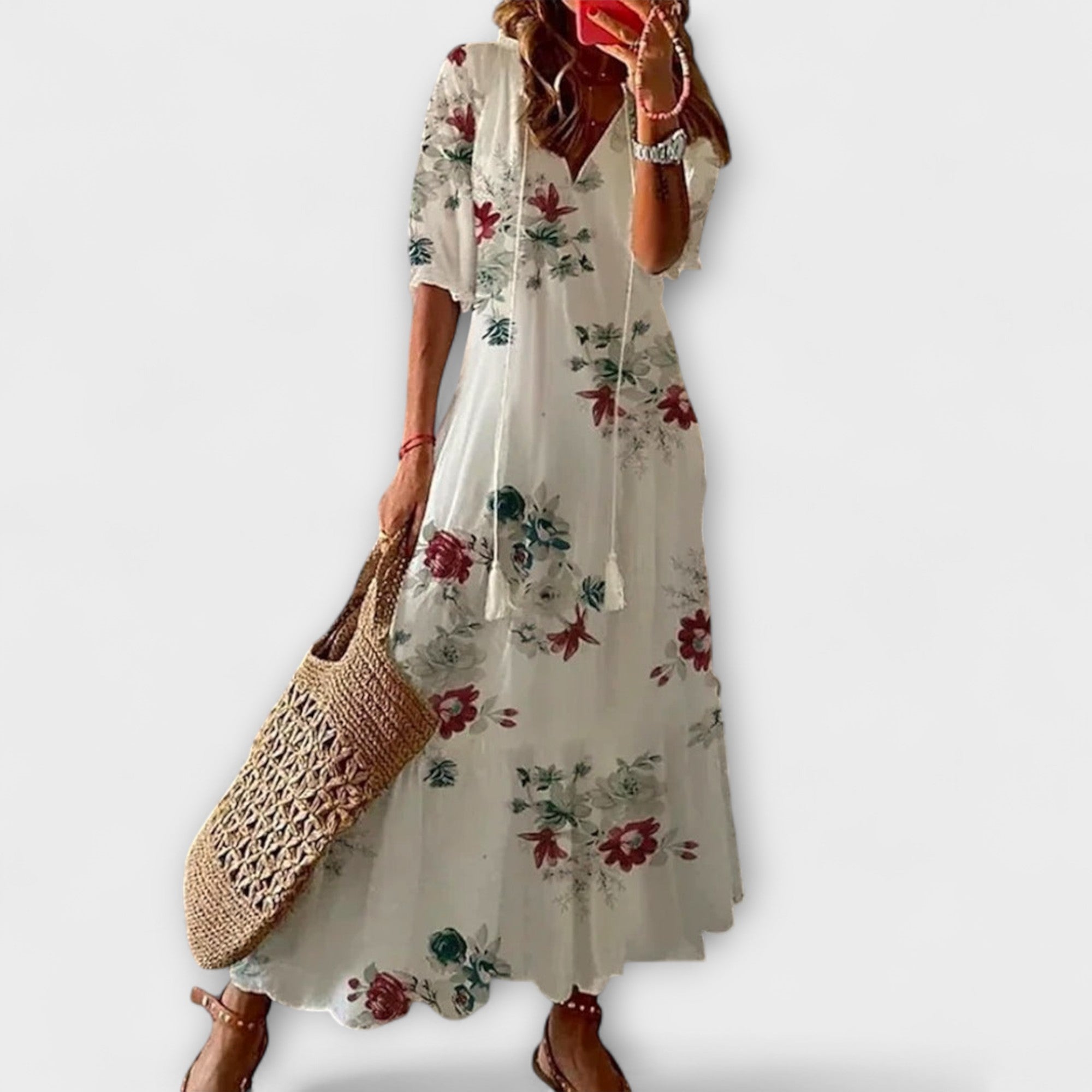 Women's Bohemian Flowy Summer Dress
