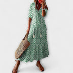Dames Bohemian Zomerjurk met Vloeiende Pasvorm