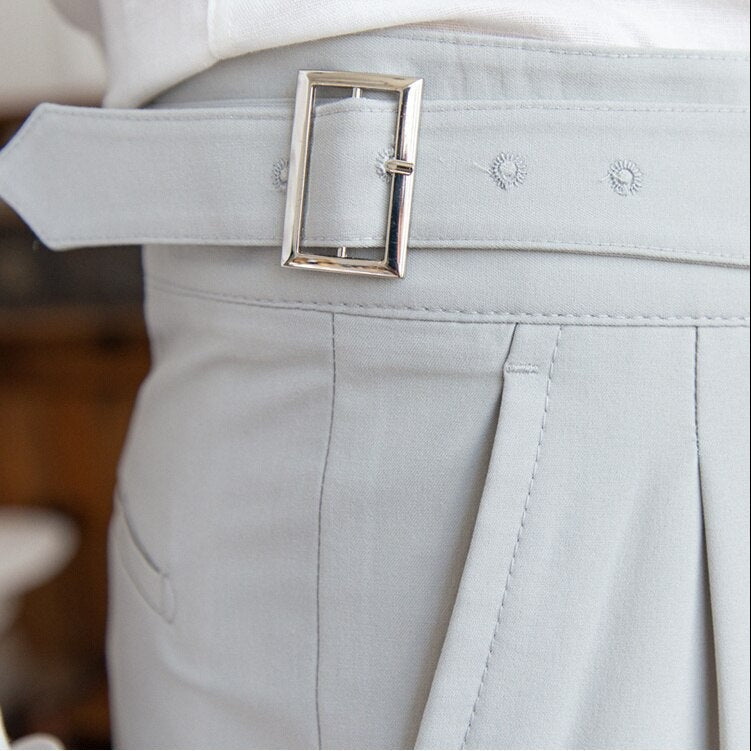 Classic Pleated Dress Pants