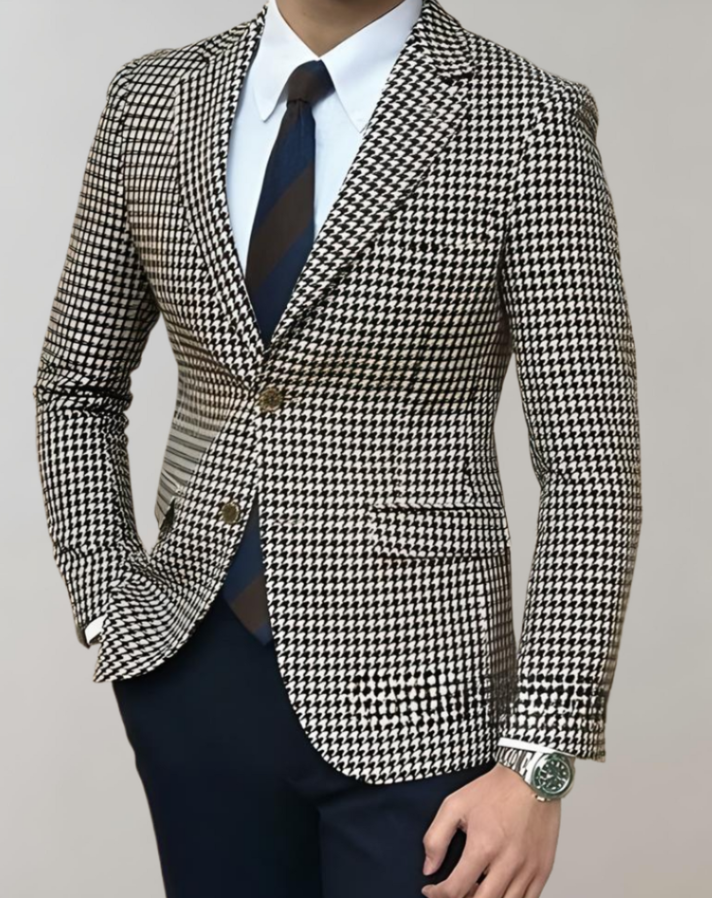 Davin Blazer | Heren Geruite Blazer