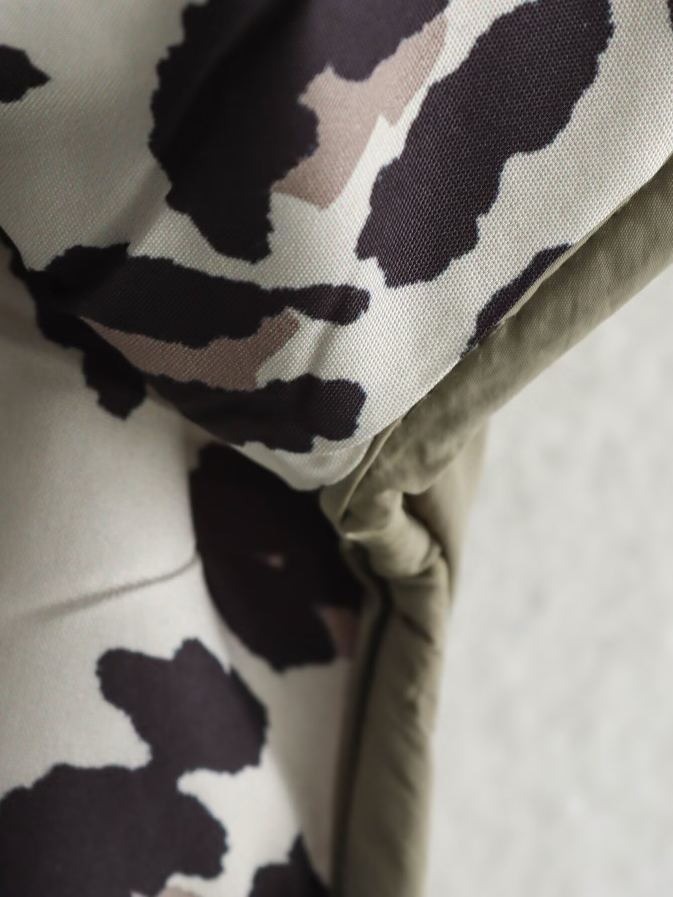 Xylia Jas | Dames Herfst Gewatteerde Jas met Luipaarddetails