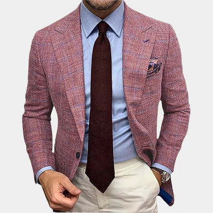 Leon Blazer | Heren slanke fit casual blazer