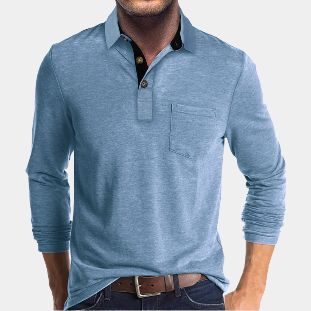 Yurre Polo | Heren Lange Mouw Polo