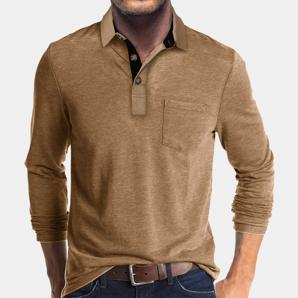 Yurre Polo | Heren Lange Mouw Polo