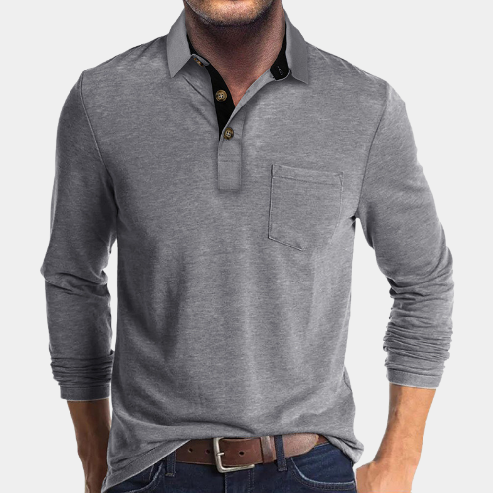 Yurre Polo | Heren Lange Mouw Polo