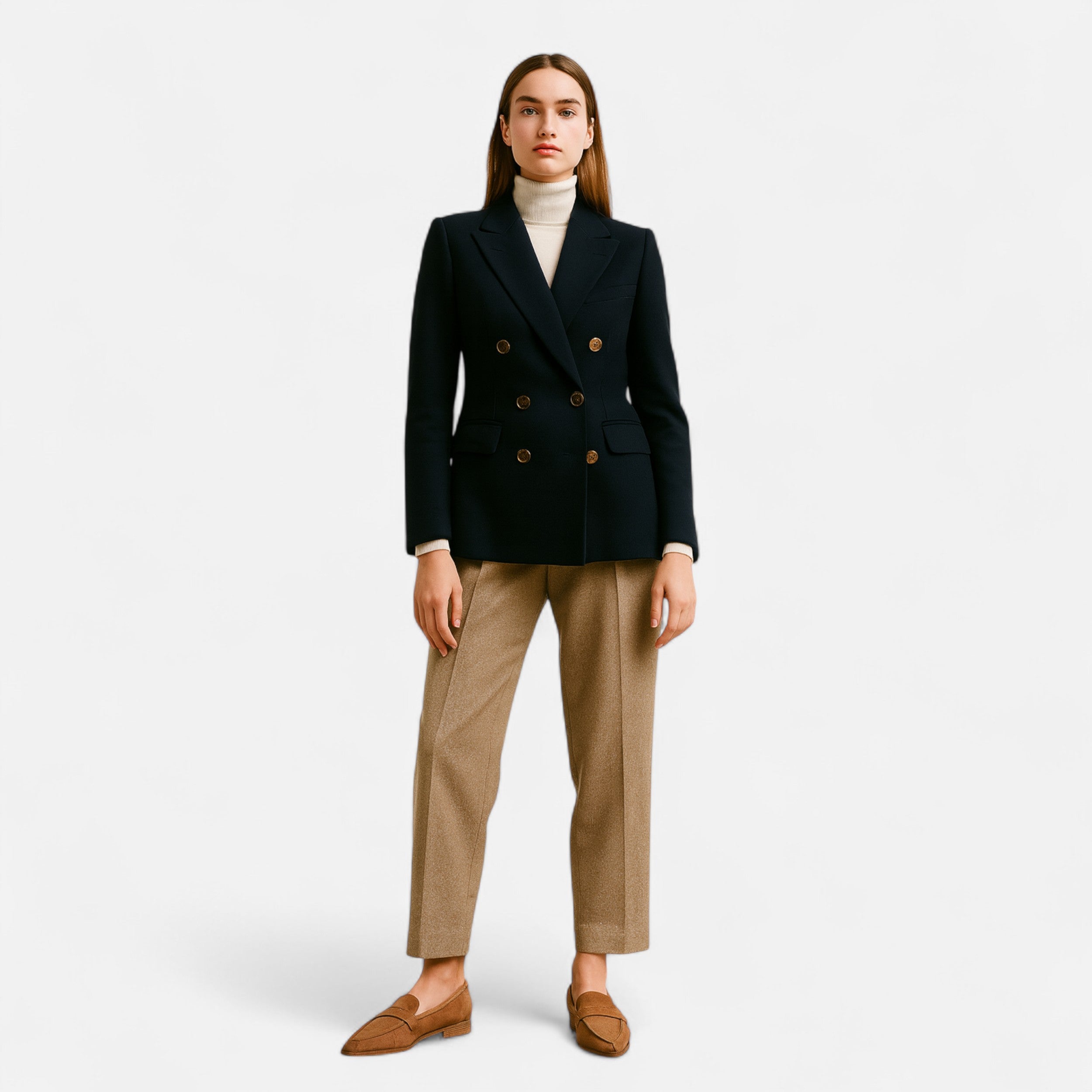 Dames Suède Loafers Klassieke Stijl