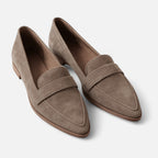 Dames Suède Loafers Klassieke Stijl