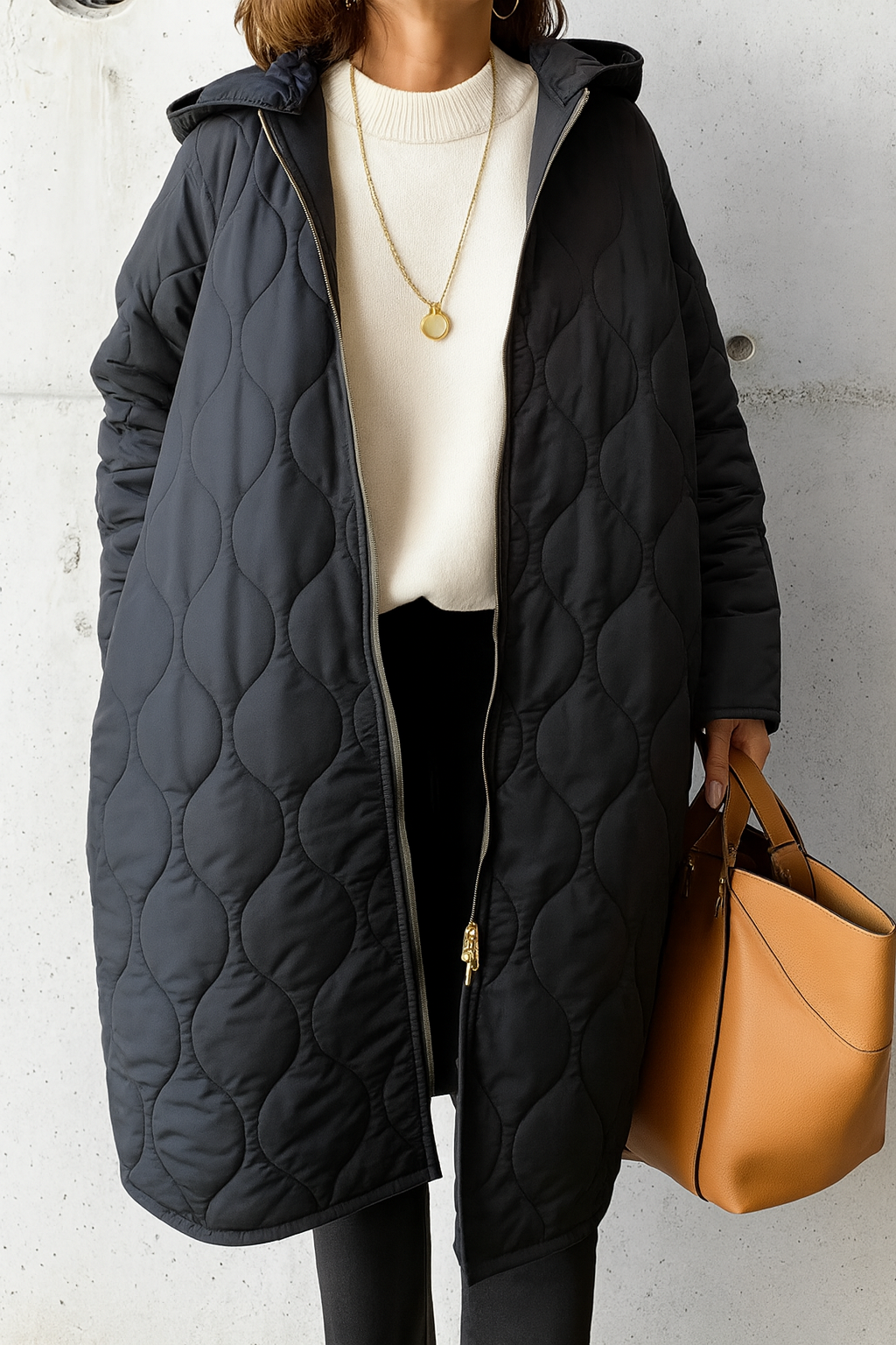 Xera Jas | Dames Herfst Gewatteerde Jas met Capuchon