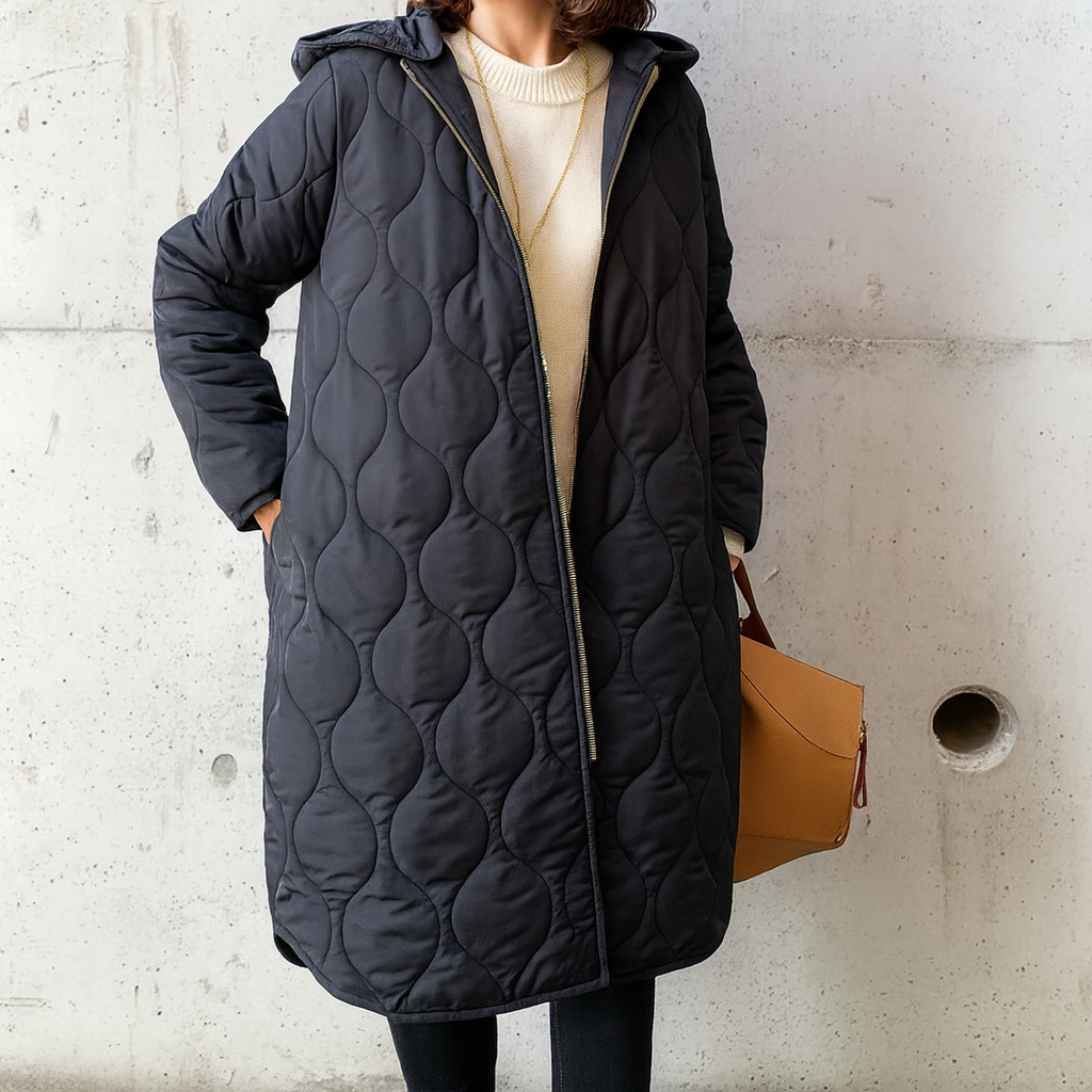 Xera Jas | Dames Herfst Gewatteerde Jas met Capuchon