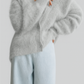 Wilhelmina Vest | Dames Winter Fluffy Gebreid Cashmere Vest