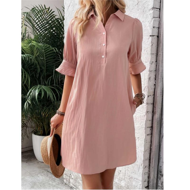 Dames Mini Jurk met Ruches Elegant