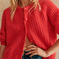 Wenona Vest | Dames Herfst Gebreid Wol Vest met Lange Mouwen