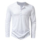 London Overhemd | Heren Lange Mouw Henley Overhemd