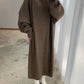 Ysobel Jurk | Herfst Lange Gebreide Maxi Jumper Jurk