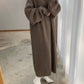 Ysobel Jurk | Herfst Lange Gebreide Maxi Jumper Jurk