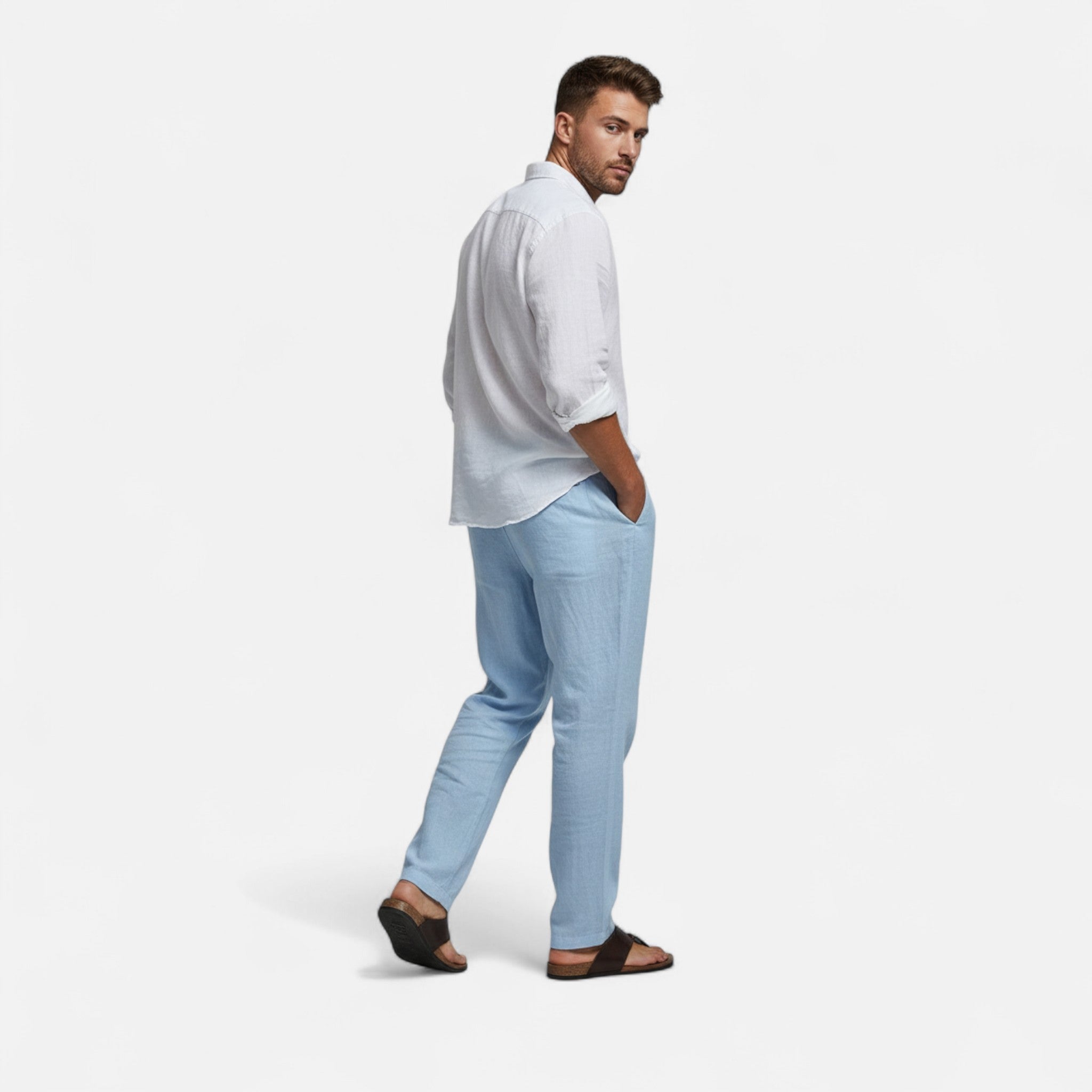 Heren Lichtgewicht Casual Broek Montarello